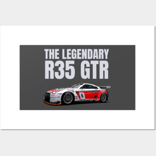 The legendary R35 GTR Posters and Art